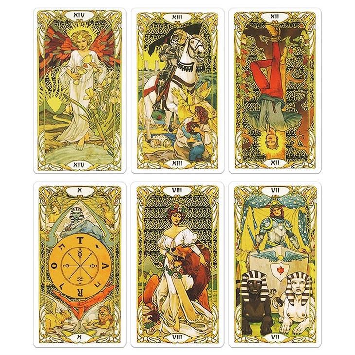 Gold Leaf Bronzing Tarot Card