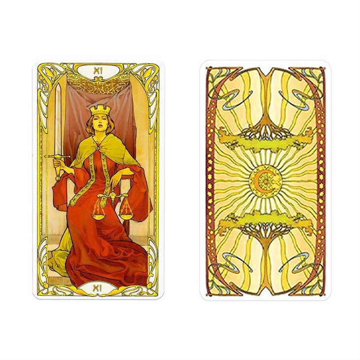 Gold Leaf Bronzing Tarot Card