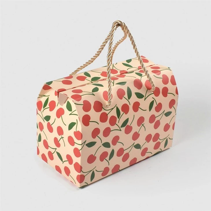 Hand-held Nougat Soyflake Crisp Souvenir Cookie Macaron Baking Box